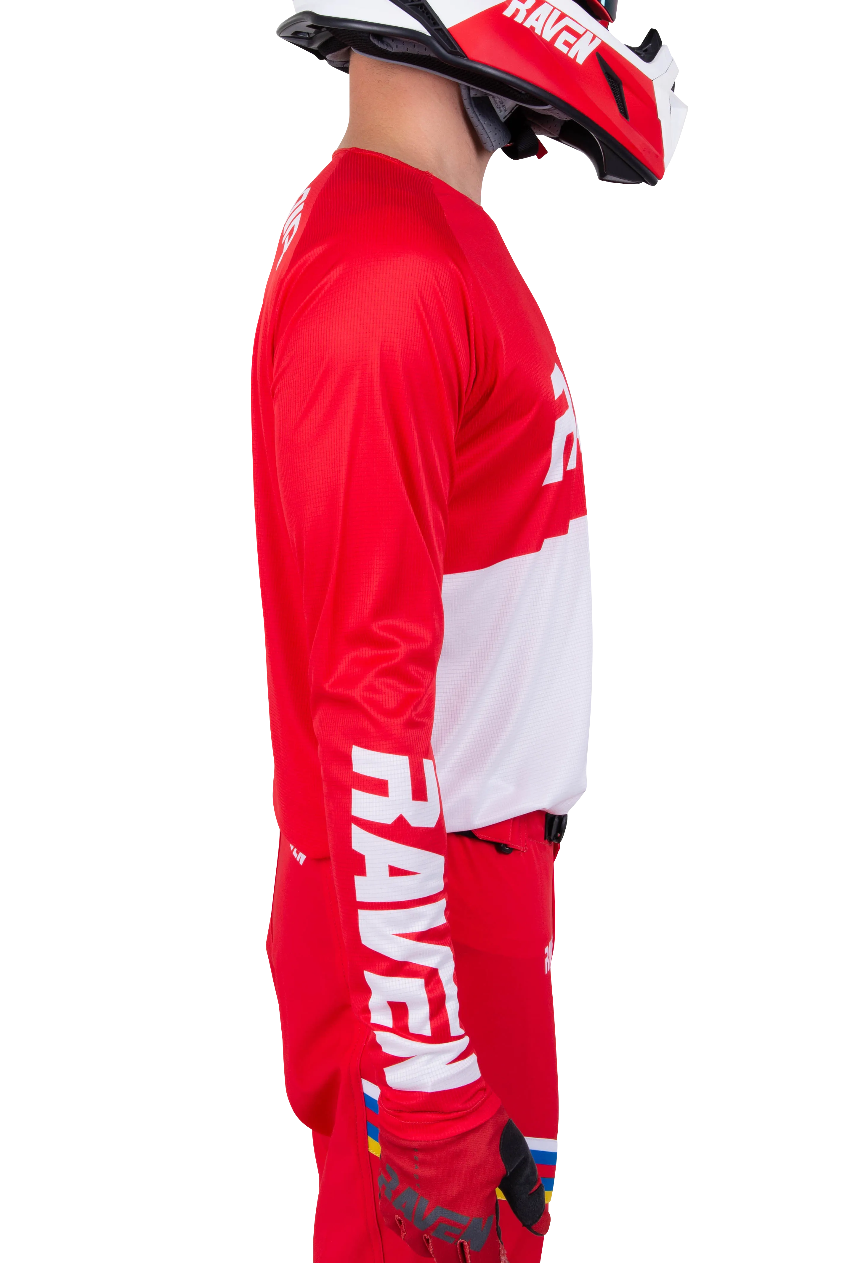 TRAJE DE CROSS RAVEN AIR ROJOBLANCO
