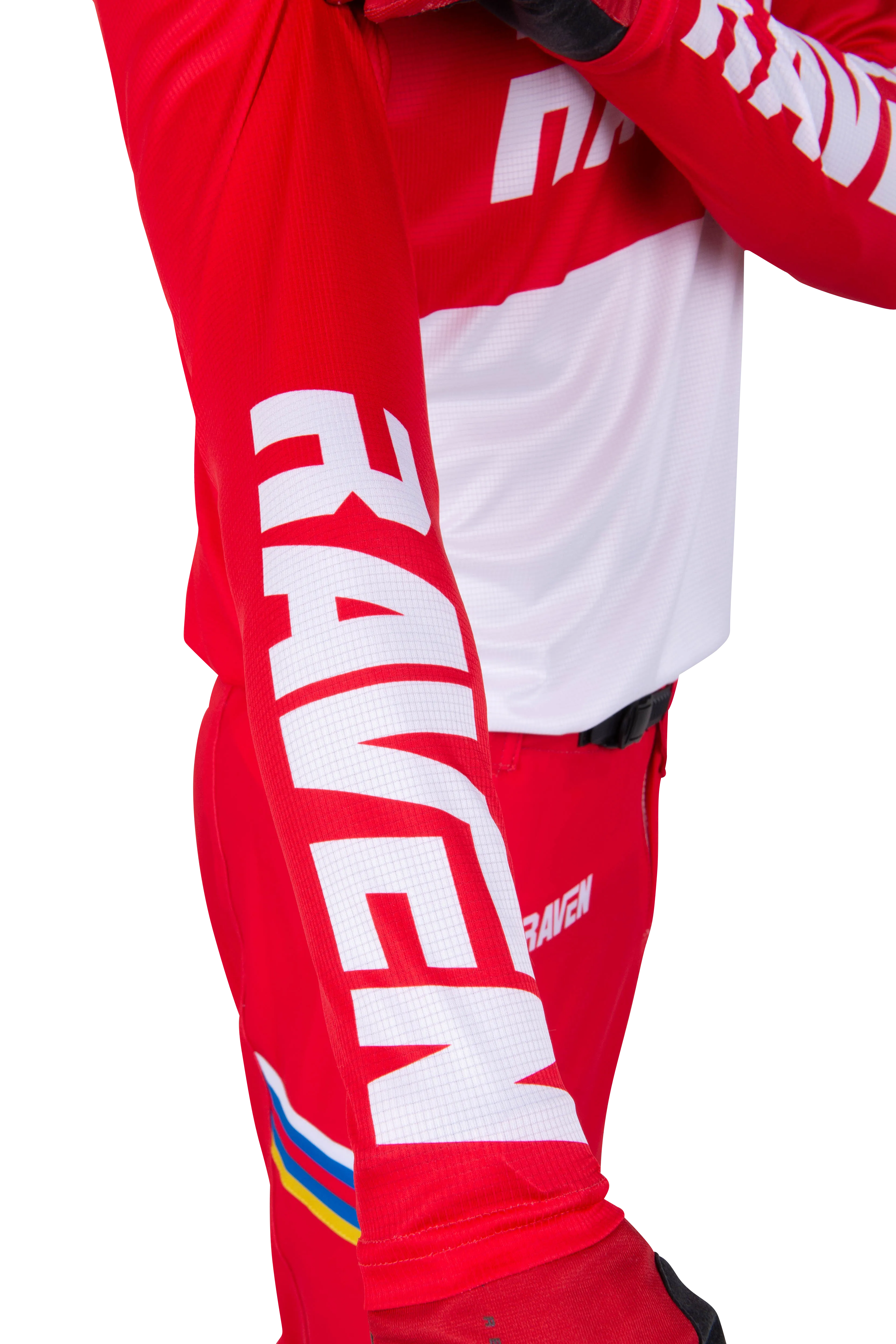 TRAJE DE CROSS RAVEN AIR ROJOBLANCO
