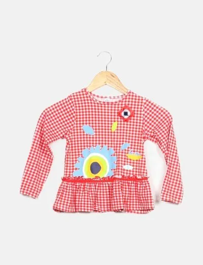 Tuc tuc Vestido bicolor cuadros