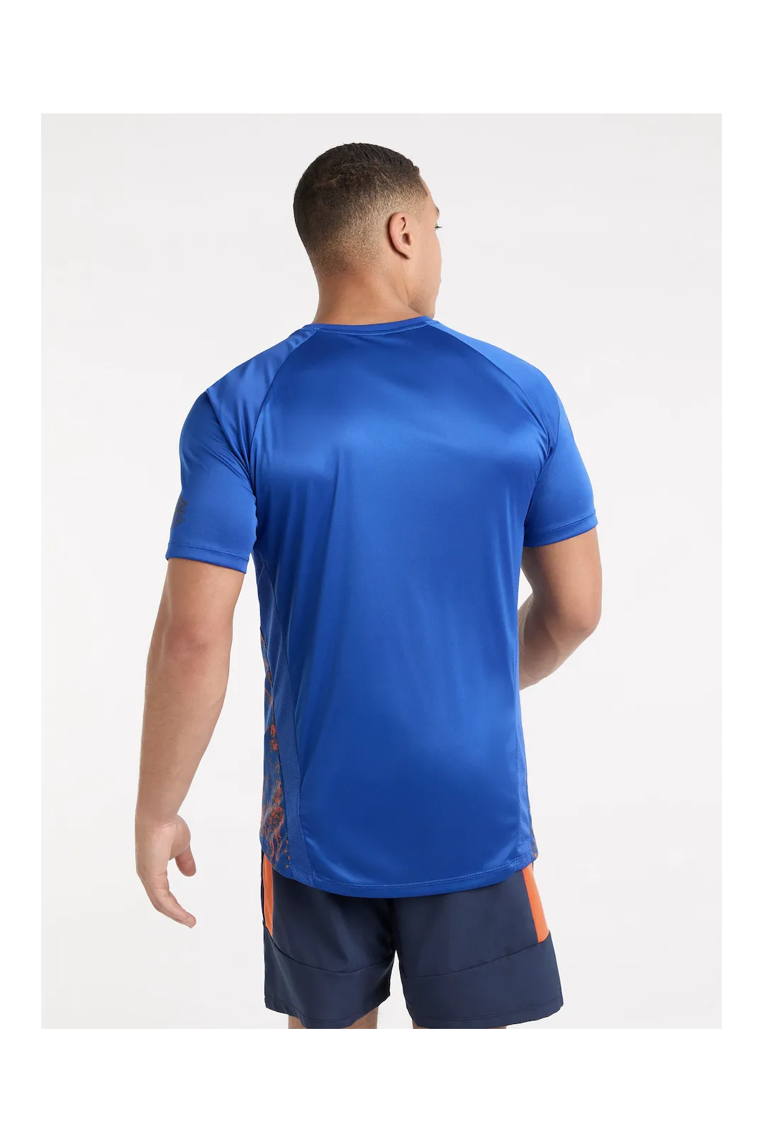 UMBRO PRO TRAINING GRAPHIC JERSEY TSHIRT DEEP SURF / VERMILLION ORANGE