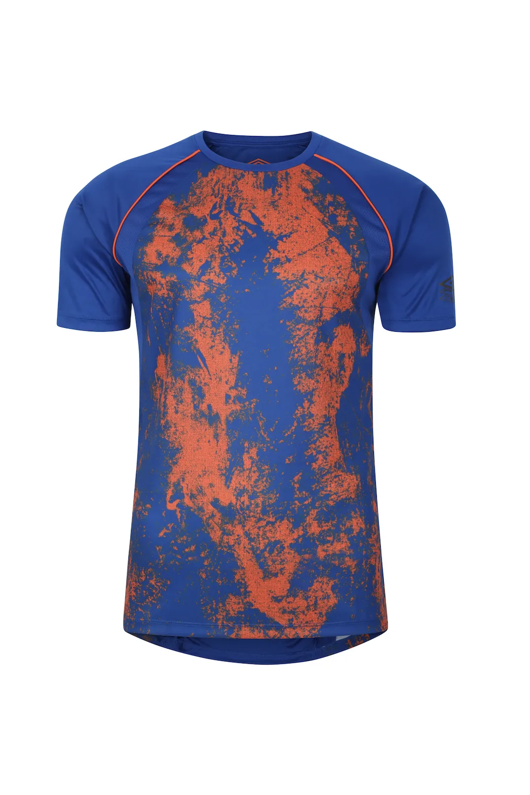 UMBRO PRO TRAINING GRAPHIC JERSEY TSHIRT DEEP SURF / VERMILLION ORANGE