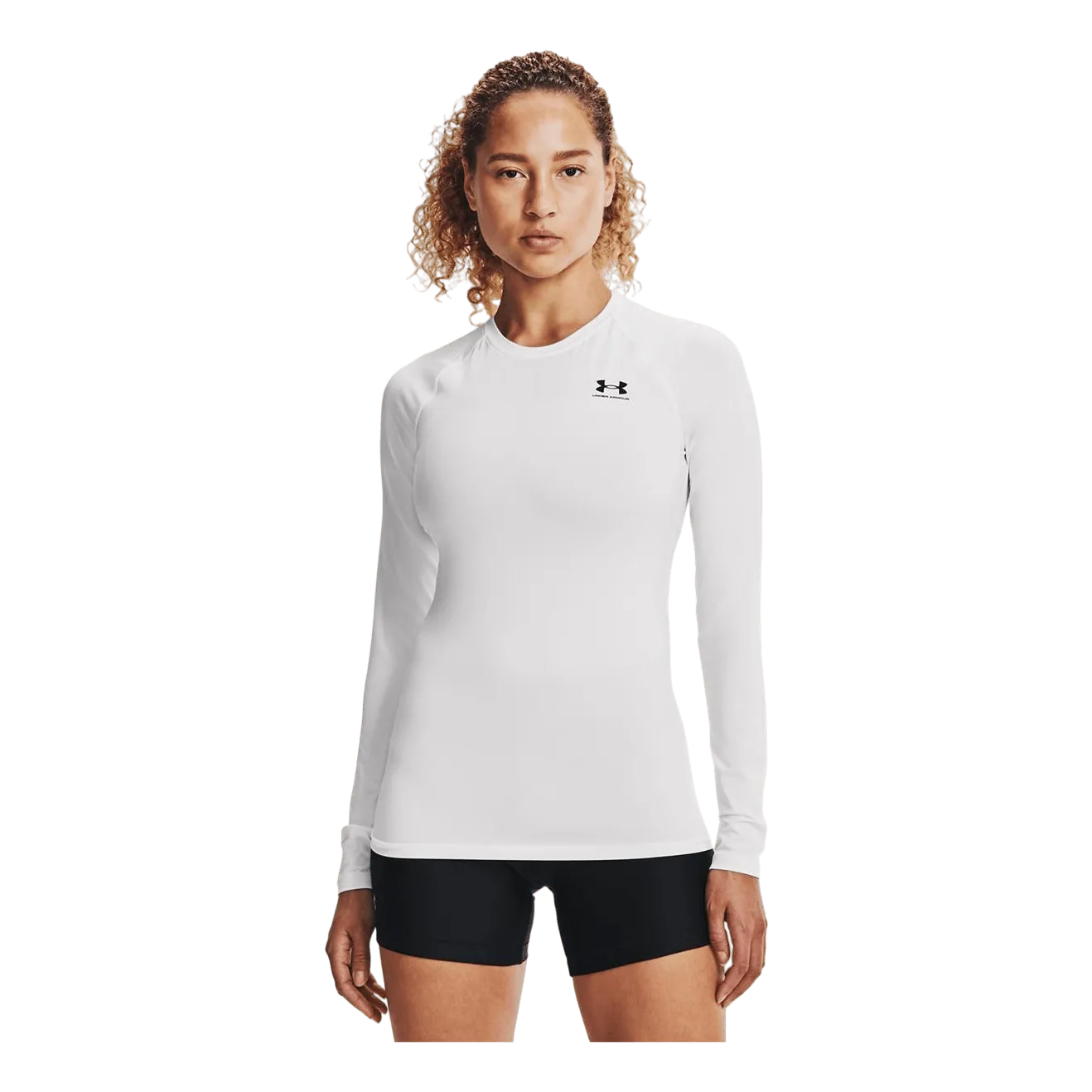 Under Armour Ua Hg Authentics Comp Ls White