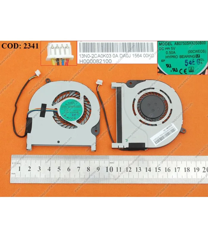 VENTI. TOSHIBA SATELLITE RADIUS P55WC P55WB L45WC L55WC E45W E45WC SERIES H000082100 4PIN ORIG.