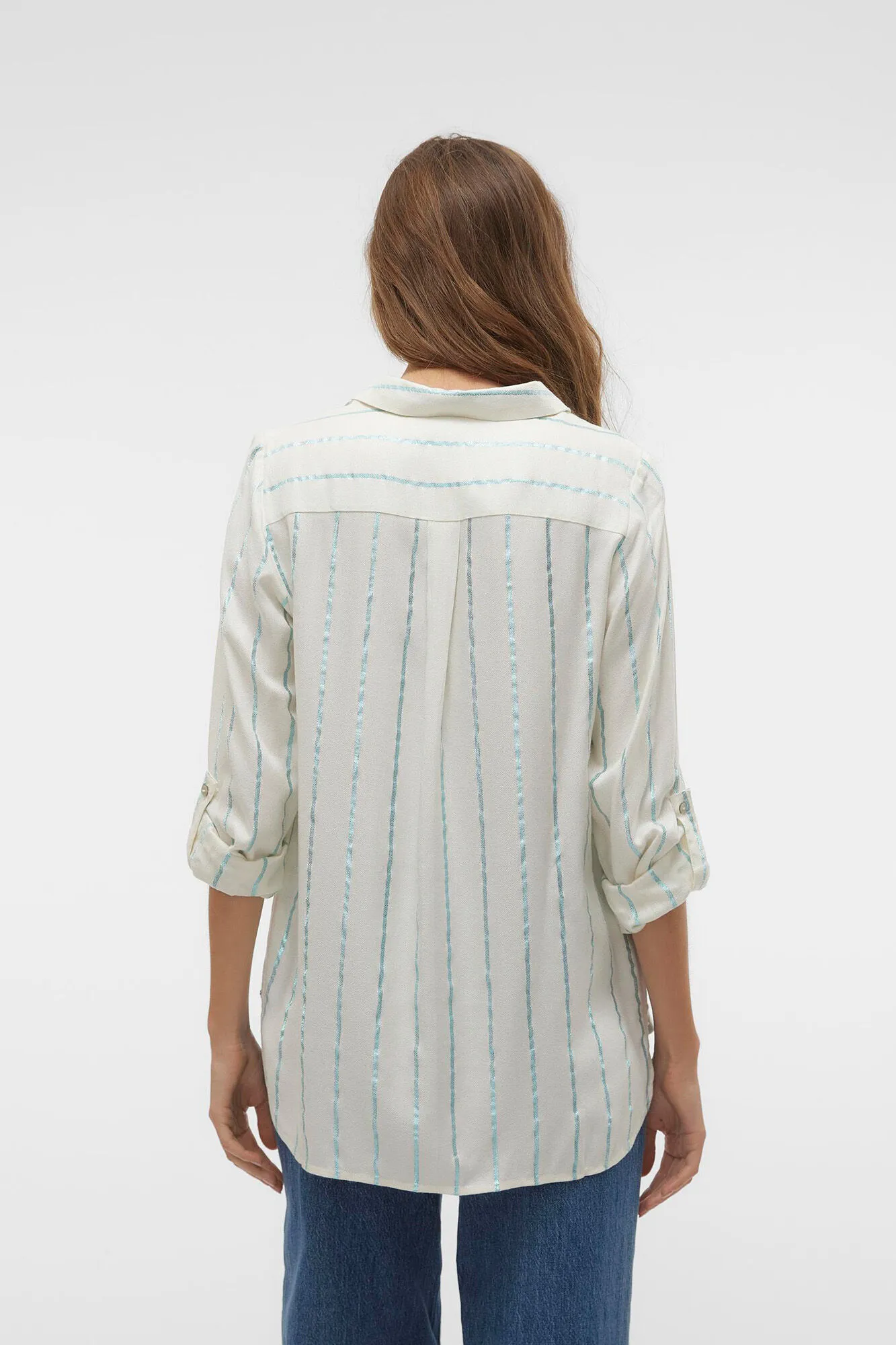 Vero Moda Camisa de rayas de manga larga