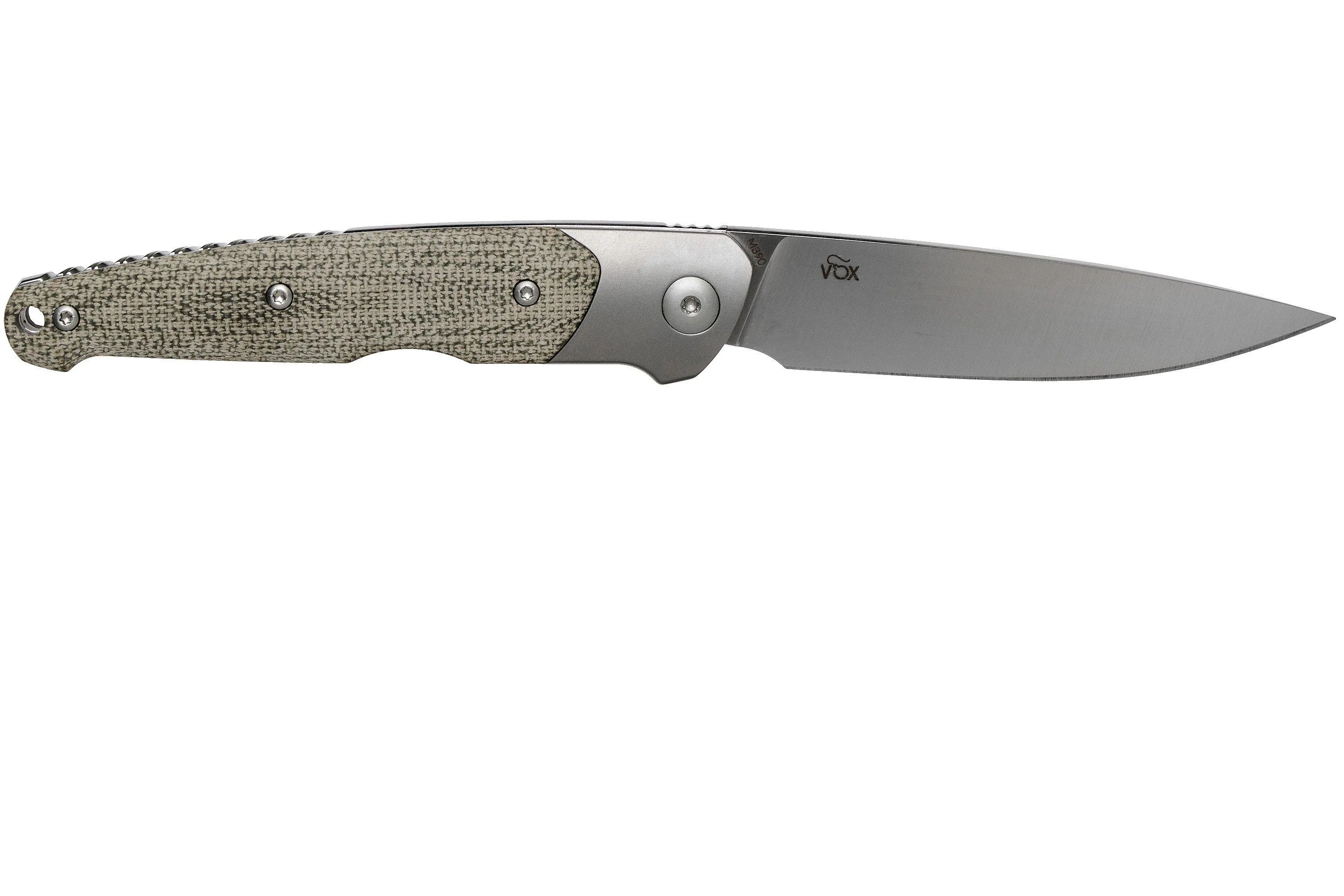 Viper Key V5978CV Bolster Green Canvas Micarta navaja, Jesper Voxnaes Design