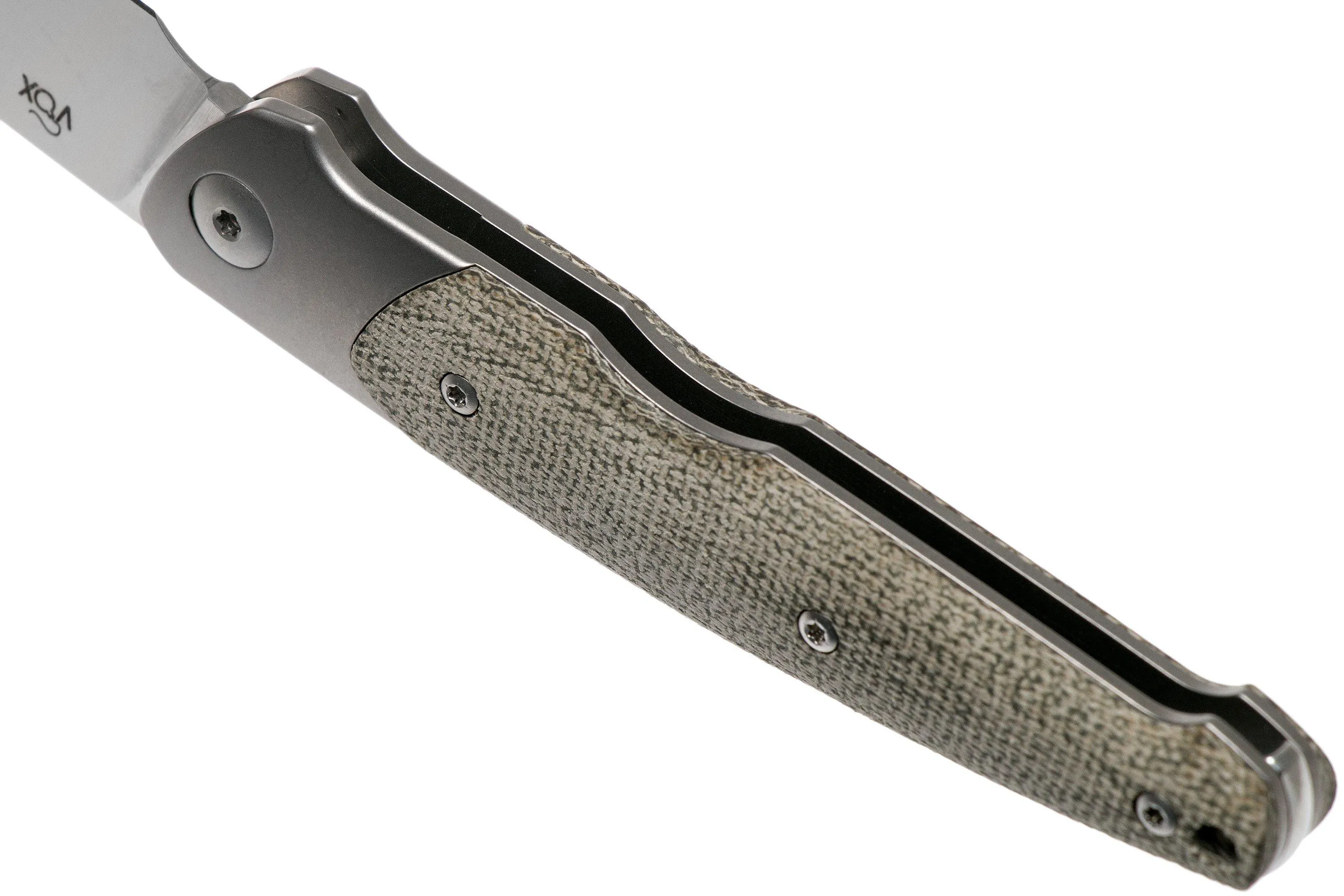Viper Key V5978CV Bolster Green Canvas Micarta navaja, Jesper Voxnaes Design