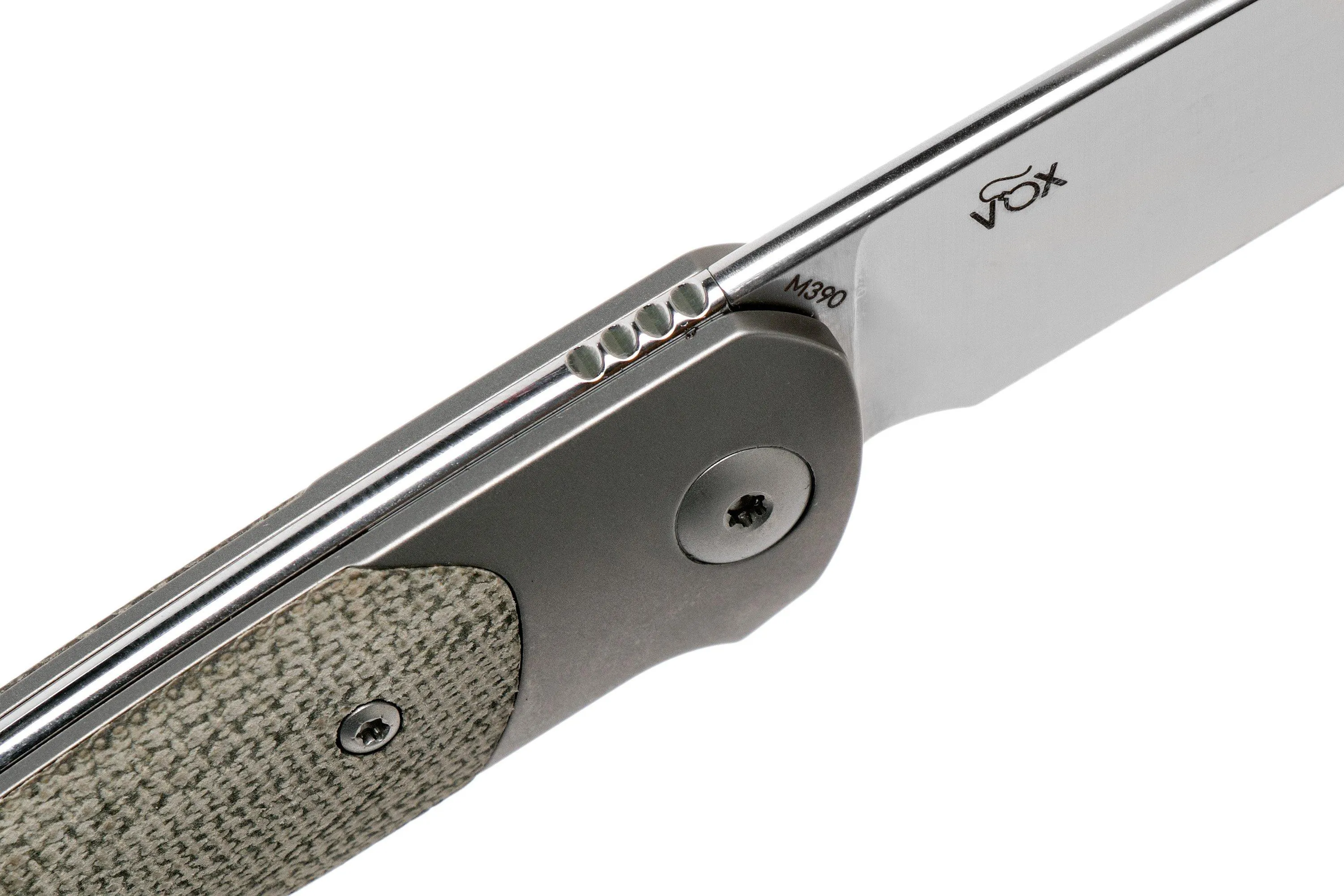 Viper Key V5978CV Bolster Green Canvas Micarta navaja, Jesper Voxnaes Design