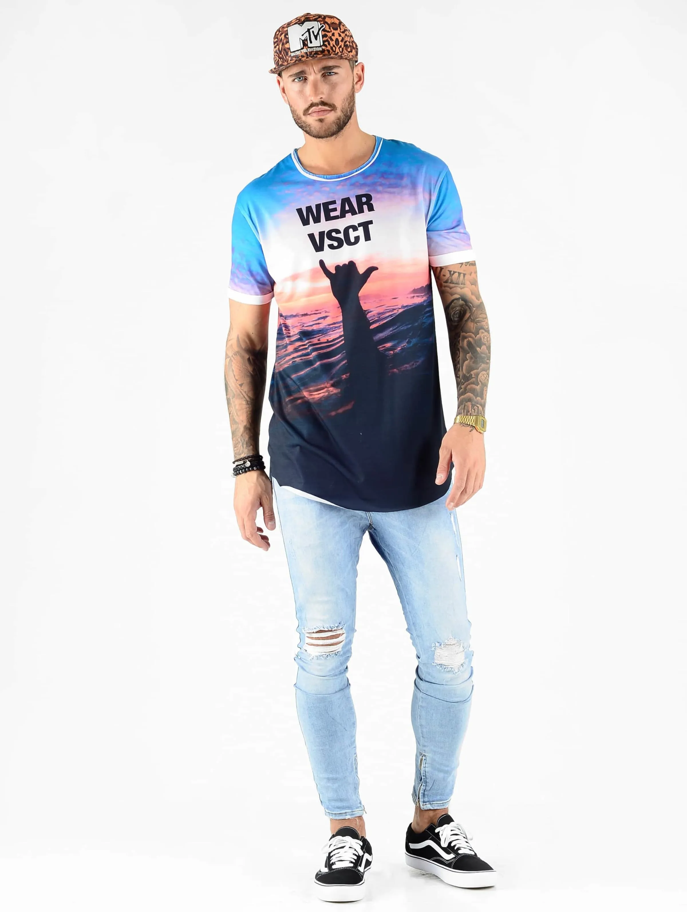 VSCT CLUBWEAR VSCT CLUBWEAR GRADED LOGO WEAR VSCT TSHIRT ORIGINAL MULTICOLOR