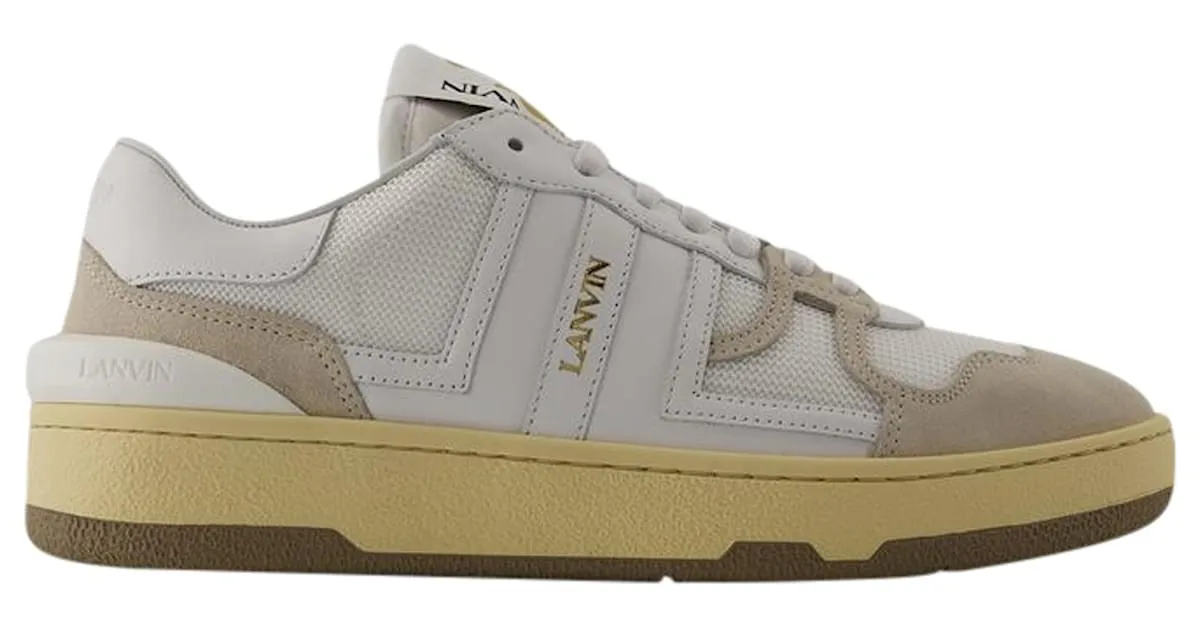 ZAPATILLAS BAJAS DE TENIS  LANVIN  CUERO  BLANCO 