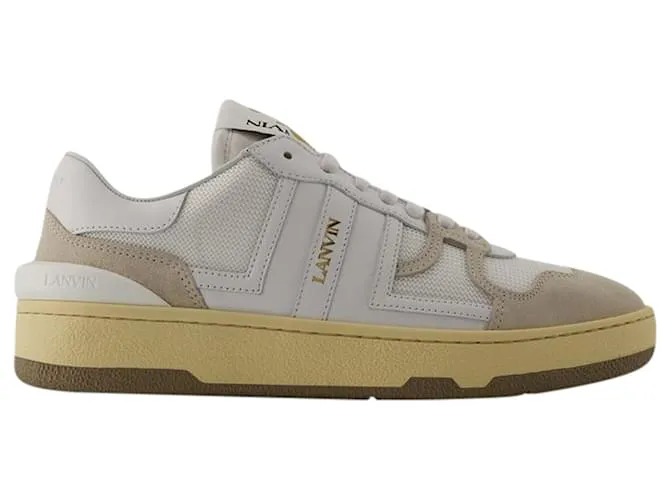 ZAPATILLAS BAJAS DE TENIS  LANVIN  CUERO  BLANCO 
