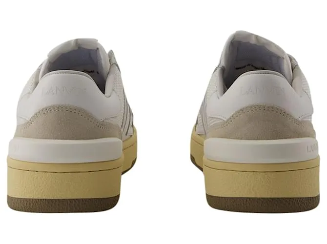 ZAPATILLAS BAJAS DE TENIS  LANVIN  CUERO  BLANCO 