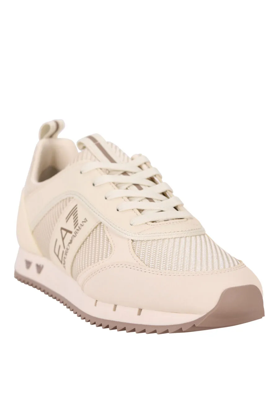 Zapatillas beige con logo 