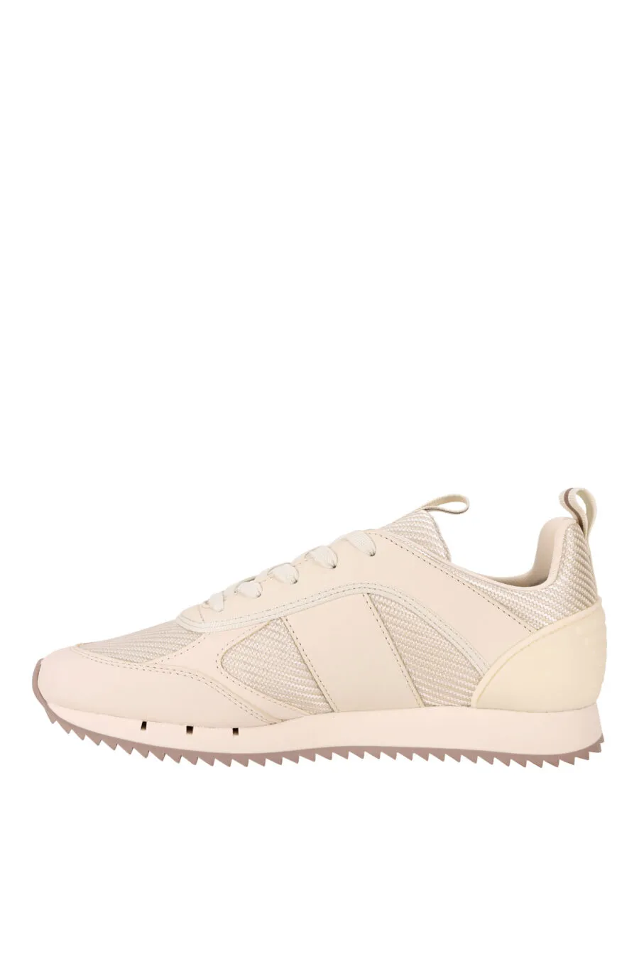 Zapatillas beige con logo 