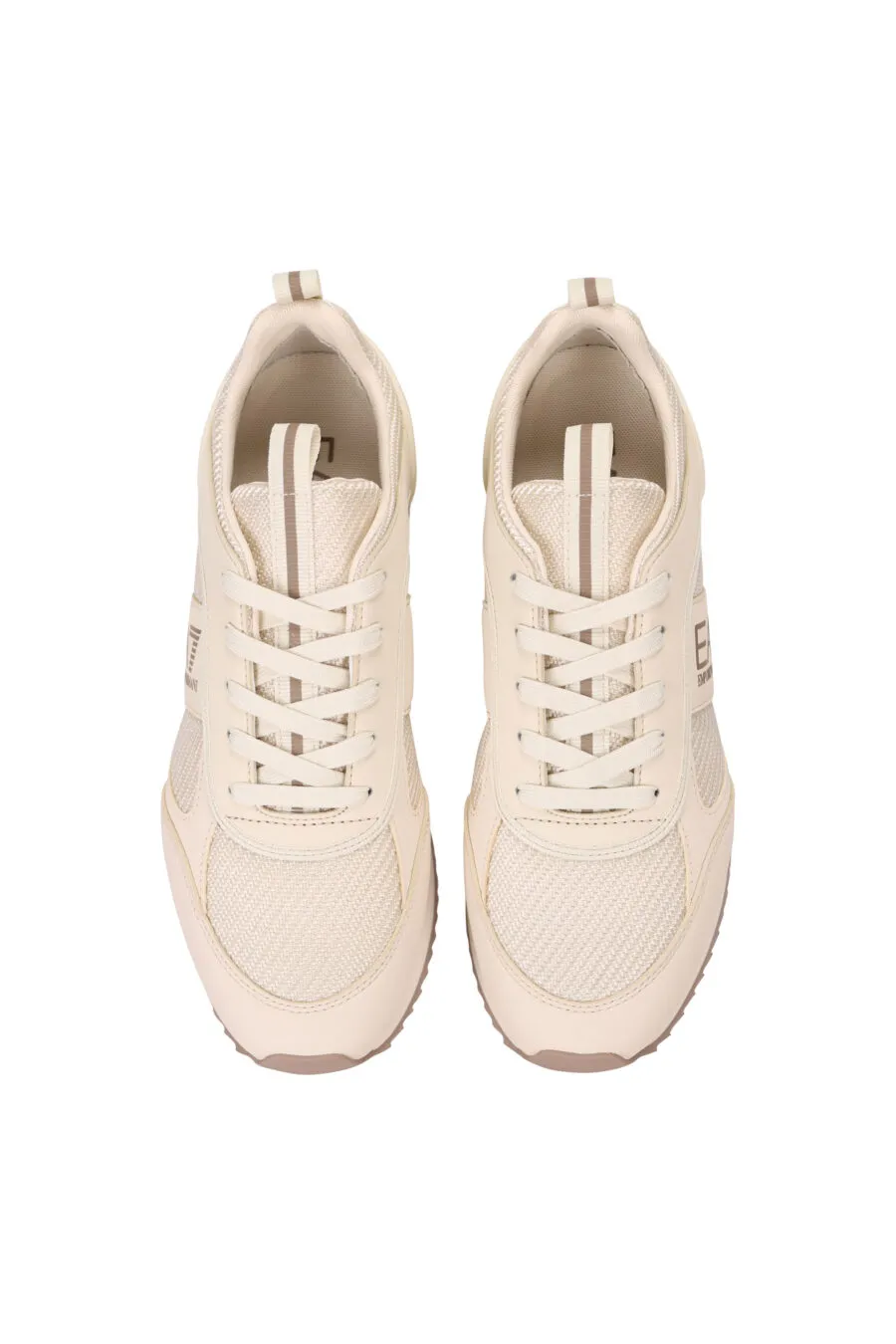 Zapatillas beige con logo 