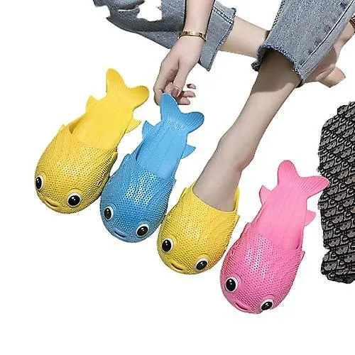 Zapatillas de pescado divertidas Hembra Puffer Sandalias saladas y zapatillas Veranopersonalidad Comodidad al aire libre