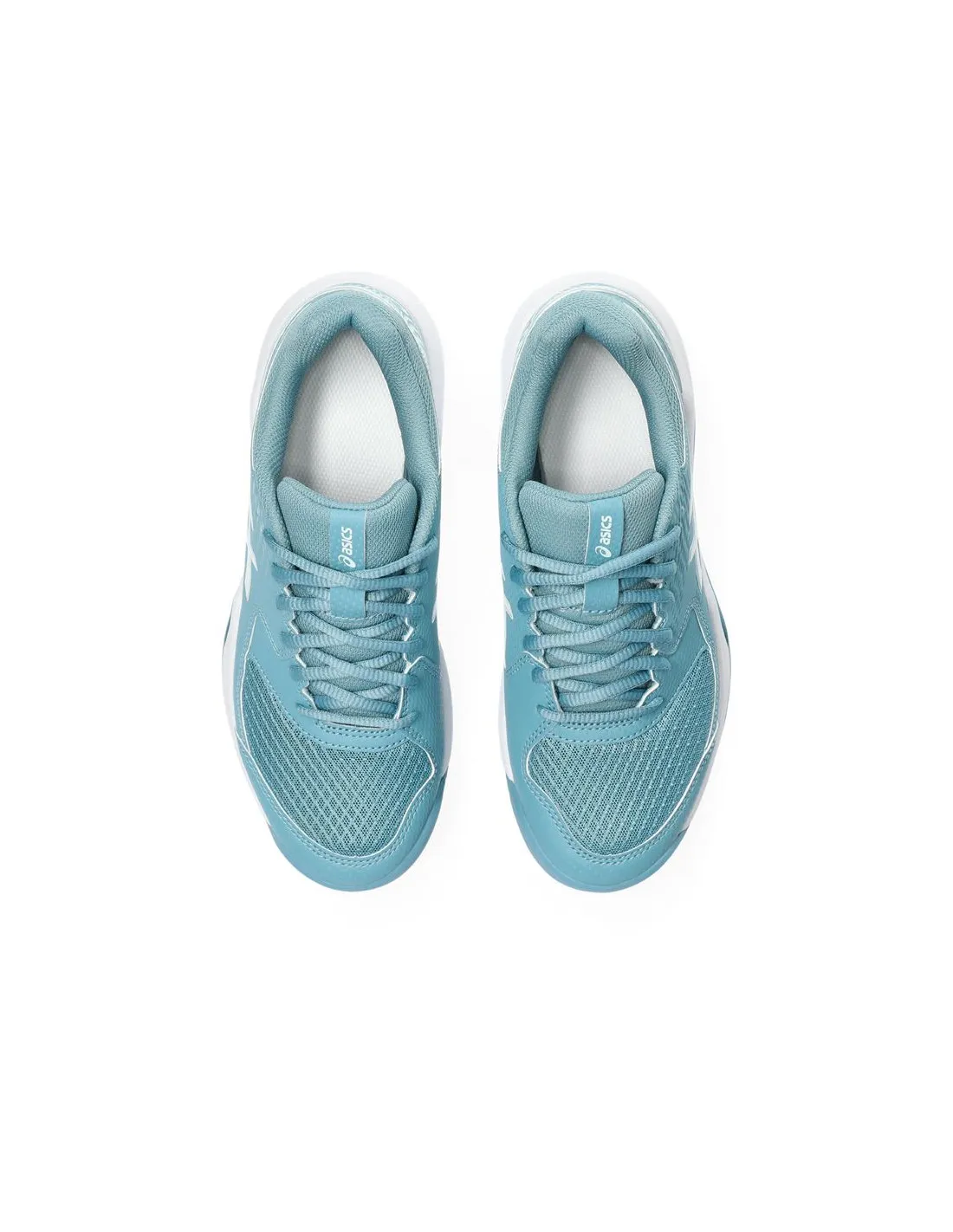ZAPATILLAS DE TENIS ASICS GELDEDICATE 8 CLAY MUJER GRIS AZUL/BLANCO