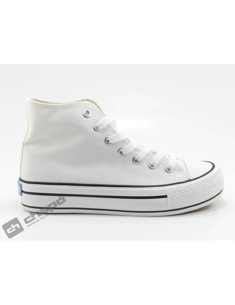 ZAPATILLAS DEPORTIVA BLANCO MUSTANG 60172LONA