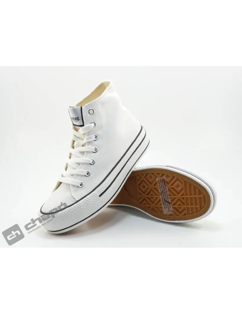 ZAPATILLAS DEPORTIVA BLANCO MUSTANG 60172LONA