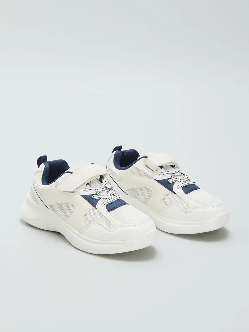 ZAPATILLAS ESTILO RUNNING SUELA CHUNKY  BLANCO