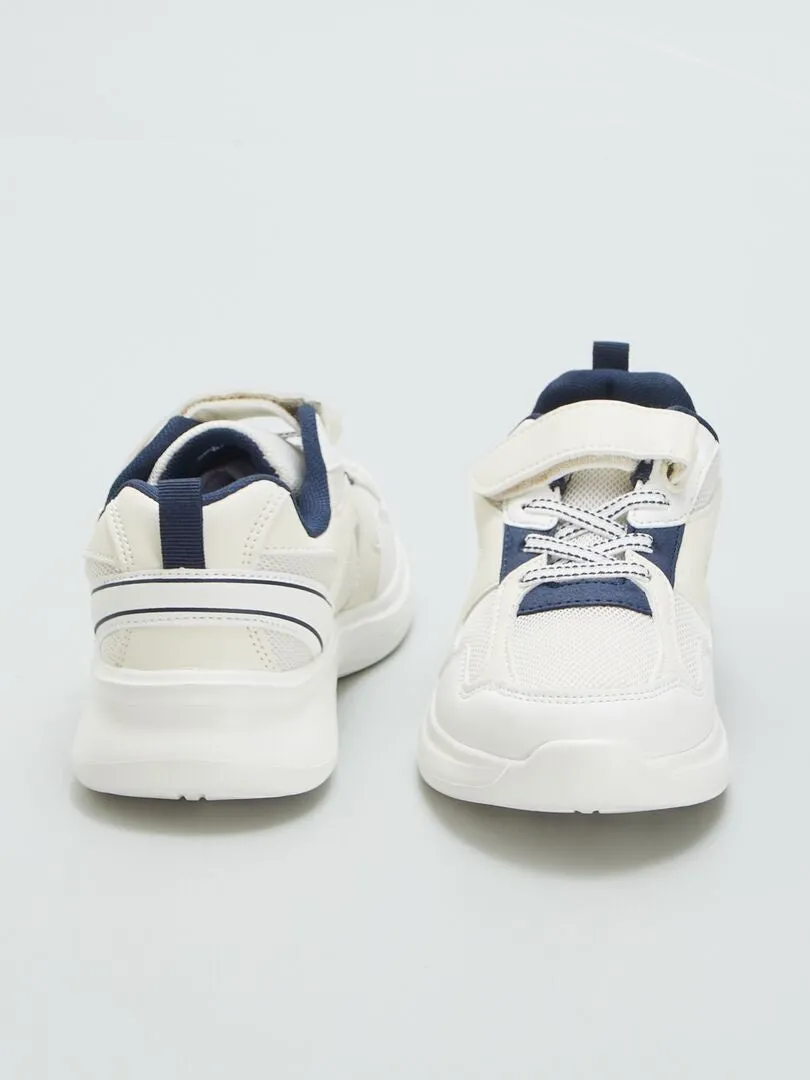 ZAPATILLAS ESTILO RUNNING SUELA CHUNKY  BLANCO
