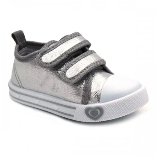 Zapatillas lona metalizada Bubble Kids 2784