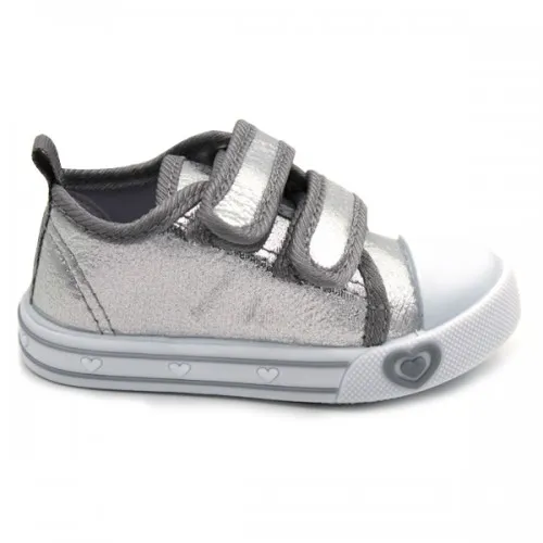 Zapatillas lona metalizada Bubble Kids 2784
