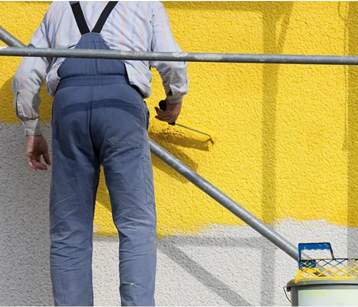 ZINSSER ALLCOAT PINTURA EXTERIOR PARA PAREDES RAL 1007 AMARILLO NARCISO  1 LITRO